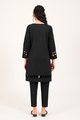 Slub Khaddar Black 2PC
